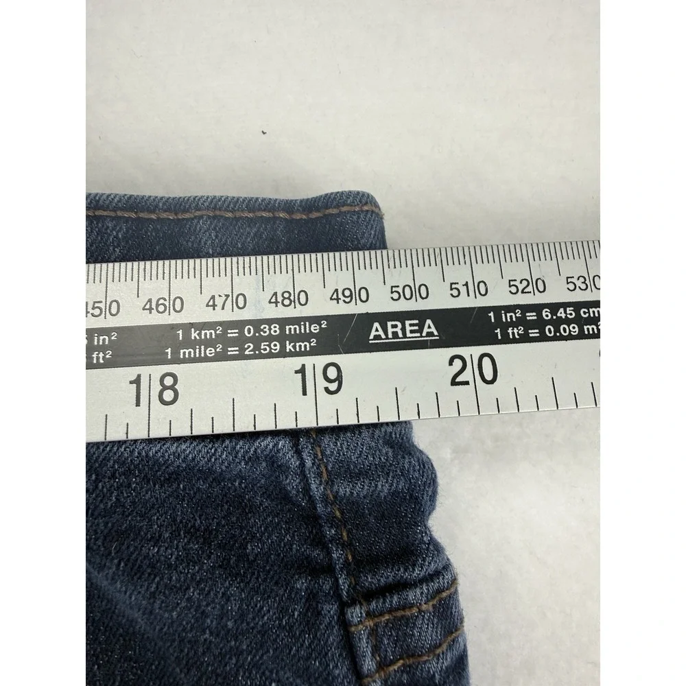 Copper & Oak‎ Jeans Mens 38x32 Slim Straight Blue Denim Distressed Workwear